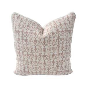 Penny Morrison - Ashok in Pink - Pillow Cover //Made to order// Decorative High End Pillow Covers, Custom Designer Fabrics