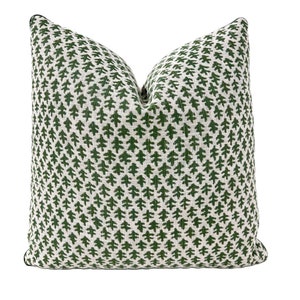 Sister Parish - Bruma Performance (Reversible) in Meadow - Pillow Cover// MADE TO ORDER// Designer Fabric Handcrafted Decorative Pillow