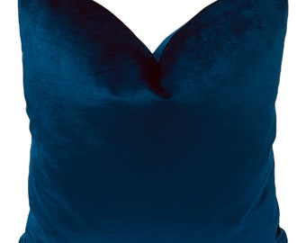 Poszewka na poduszkę, Wysokiej jakości poszewka na poduszkę Royal Blue Velvet, Niestandardowe dekoracyjne poszewki na poduszki High End, Poduszka dekoracyjna