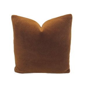 Pierre Frey - Toundra in Ambre - Pillow Cover Designer Fabric Handcrafted Decorative Pillow High-End Designer Throw Pillow Home Decor