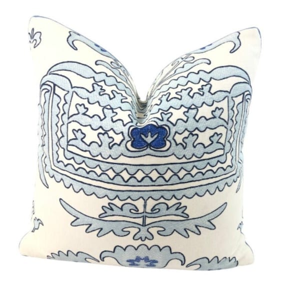 Pillow Cover Quadrille Home Couture Clementine in Windsor 
