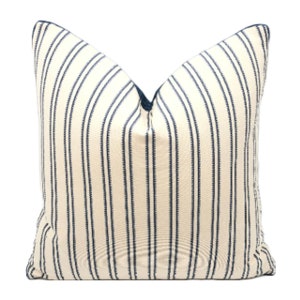 Schumacher - Morrison in Blue. Pillow Cover, Designer Fabric Handcrafted Decorative Pillow, High-End Designer Throw Pillow, Home Decor