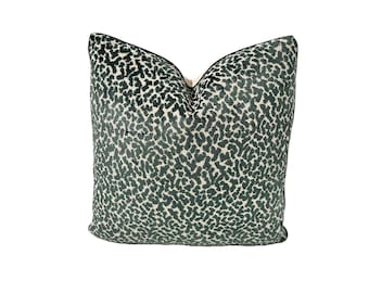 Manuel Canovas - Tobago in Foret - Pillow Cover// MADE TO ORDER// Designer Fabric Handcrafted Decorative Pillow High-End Designer