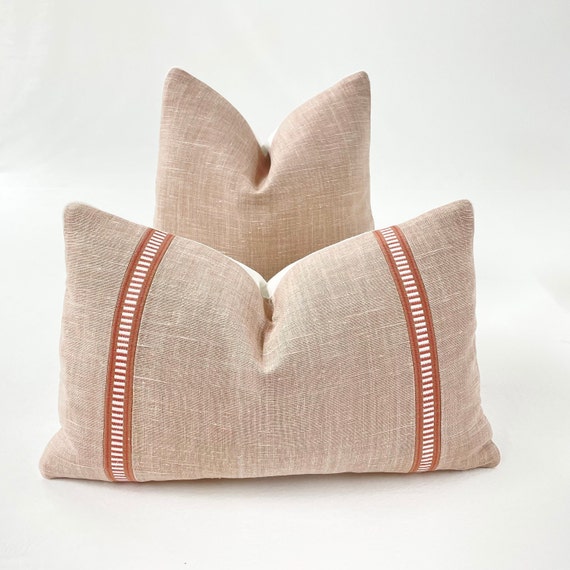 Holland Sherry Oshin in Dusty Rose Decorative High End Pillow Covers Designer Fabrics Accent Throw Pillow cushion Cover Etsy