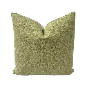 Pierre Frey - Plumettes in Tilleul  - Pillow Cover Designer Fabric Handcrafted Decorative Pillow, High-End Designer Throw Pillow, Home Decor