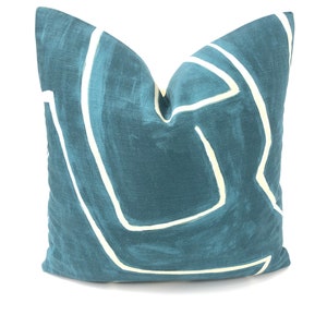 Kelly Wearstler - Graffito - Pillow Cover // MADE TO ORDER// Designer Fabric Handcrafted Decorative Pillow, High-End Designer Throw Pillow