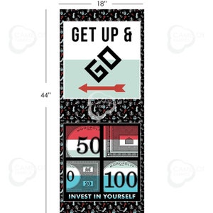 Hasbro Fabric 18&quot;x44&quot; Panel Board Game Monopoly Invest in Multi 100% Cotton Fabric From Camelot