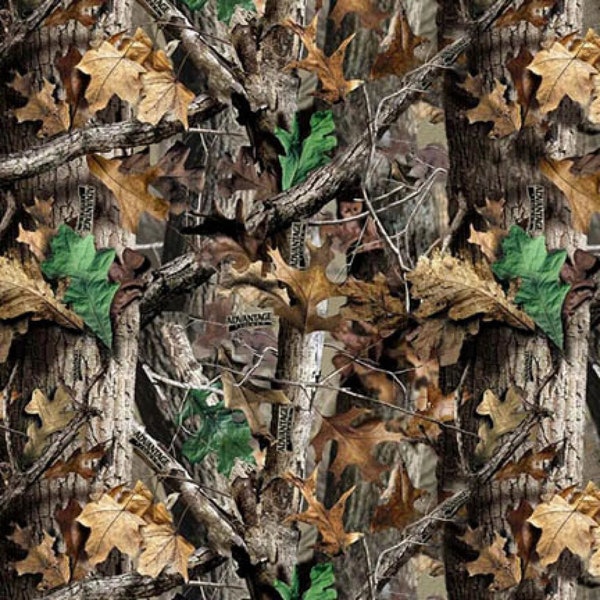 Realtree Plain Advantage Timber Camo Fabric 100% Cotton Premium Quality From Print Concepts