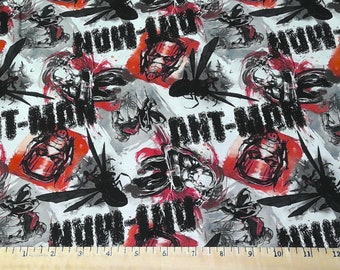Marvel Ant-Man Allover 100% Cotton PRE-CUT Fabric