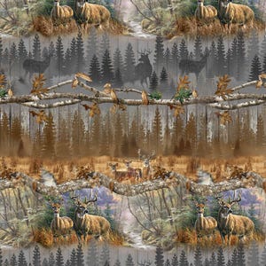 Realtree Fabric Edge Plank Stripe 100% Cotton Fabric From Sykel