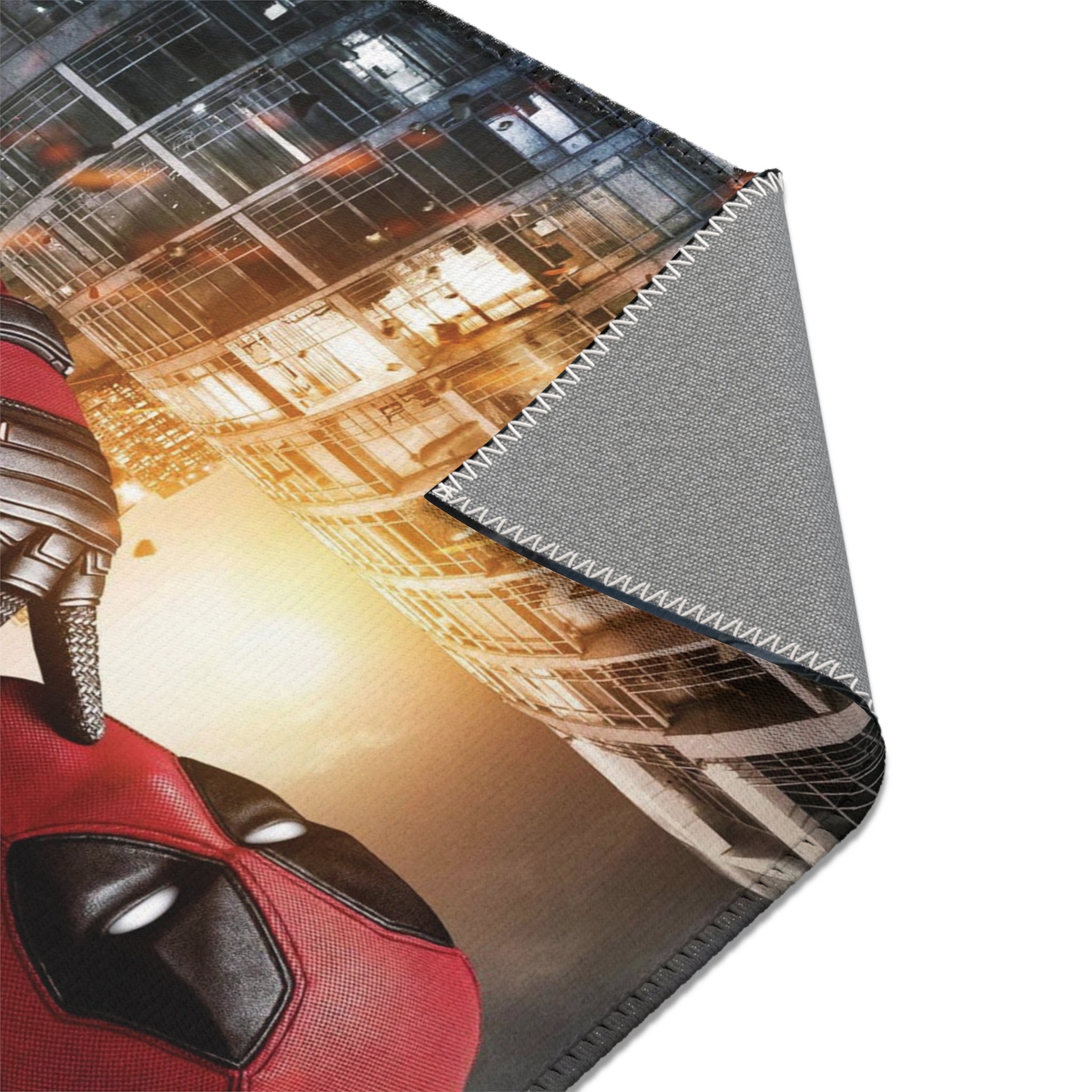 Cheeky Deadpool Area Rug - Etsy