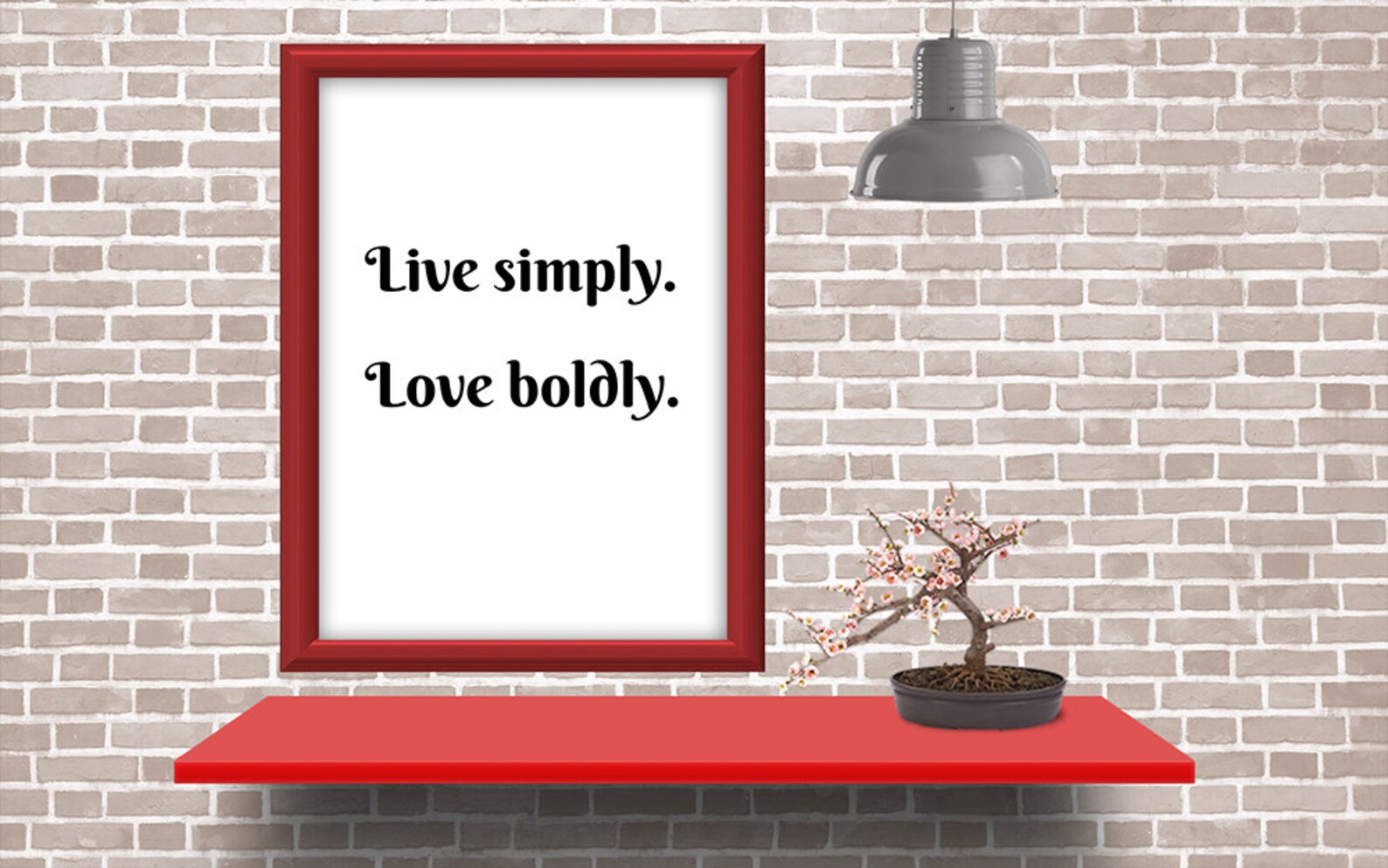 Printable Wall Decor live Simply Love Boldly - Etsy