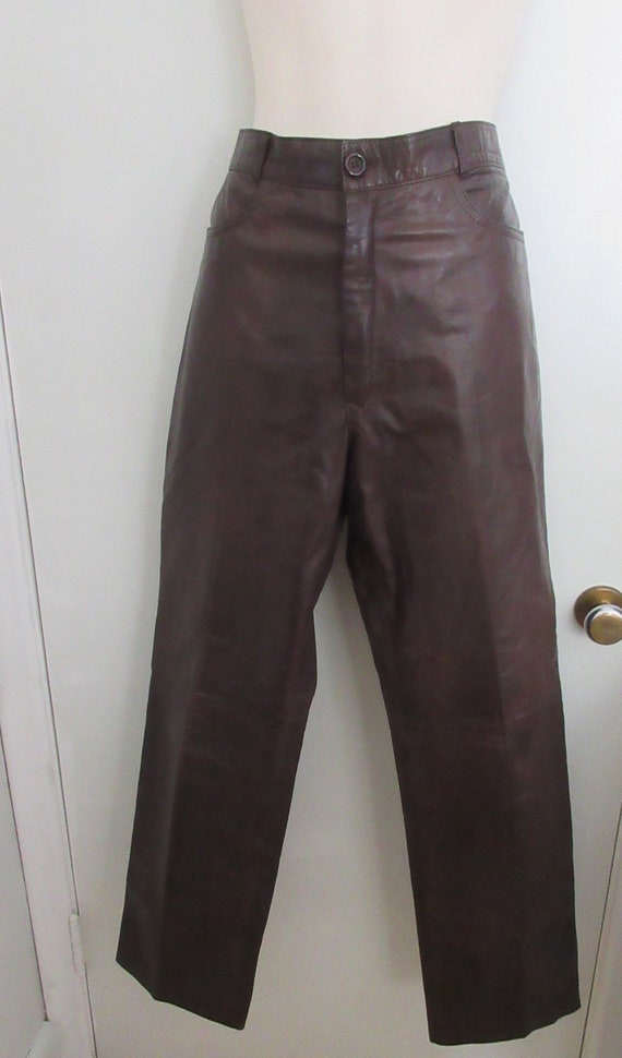 Leather Pants, Brown Leather Pants, Sexy Leather,