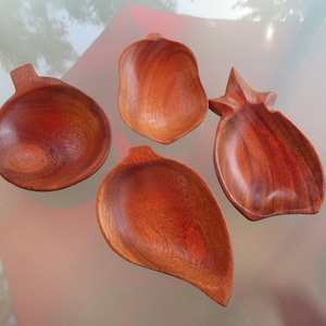 Wood Bowl, Wooden Snack Bowls, Vintage Wooden Bowls, Nut Bowls,