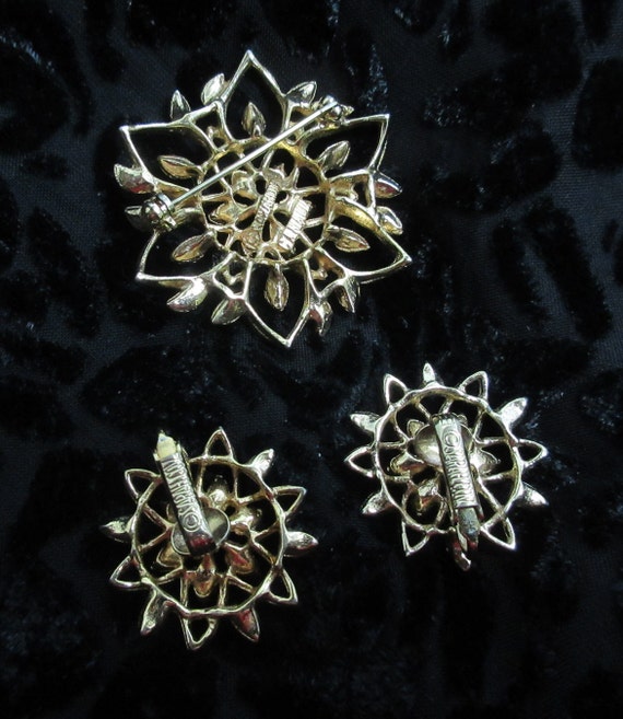 Vintage Jewelry, Sara Coventry, Broach and Earrin… - image 6