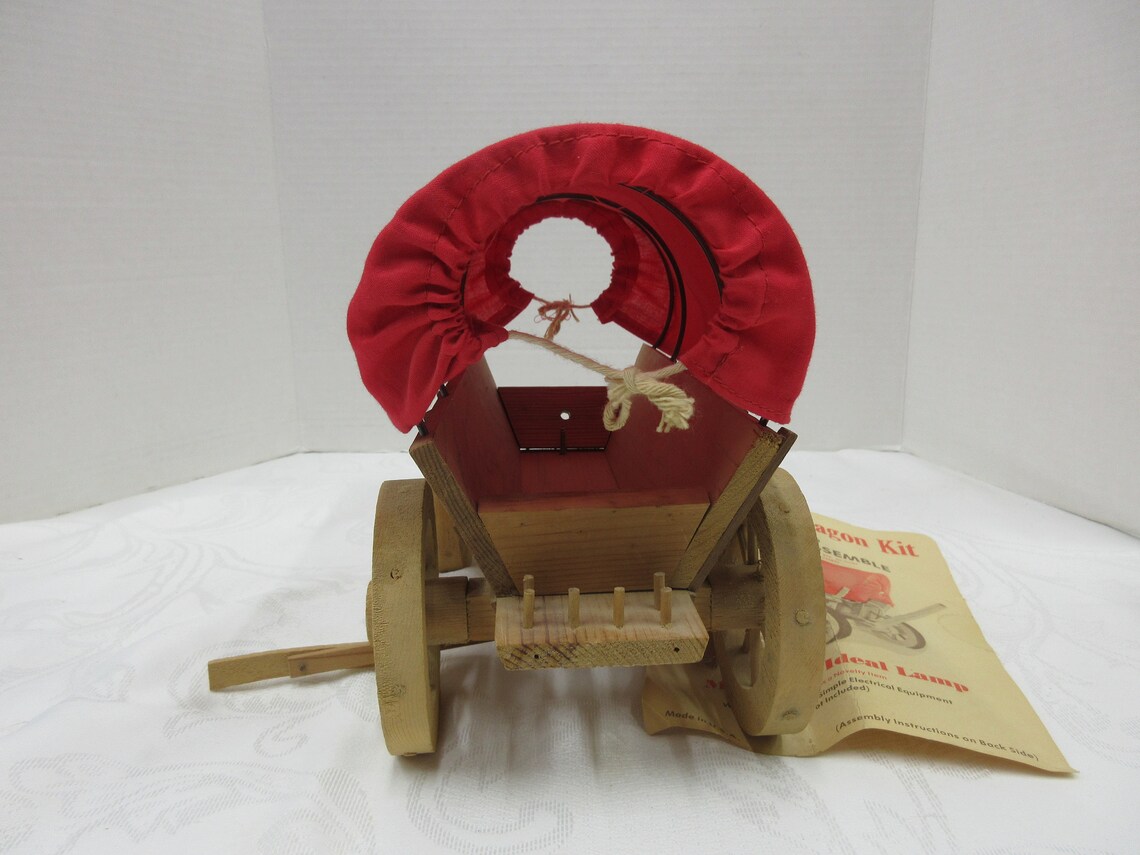 Covered Wagon Lamp Kit Wagon Lamp Pioneer Lamp Western Etsy