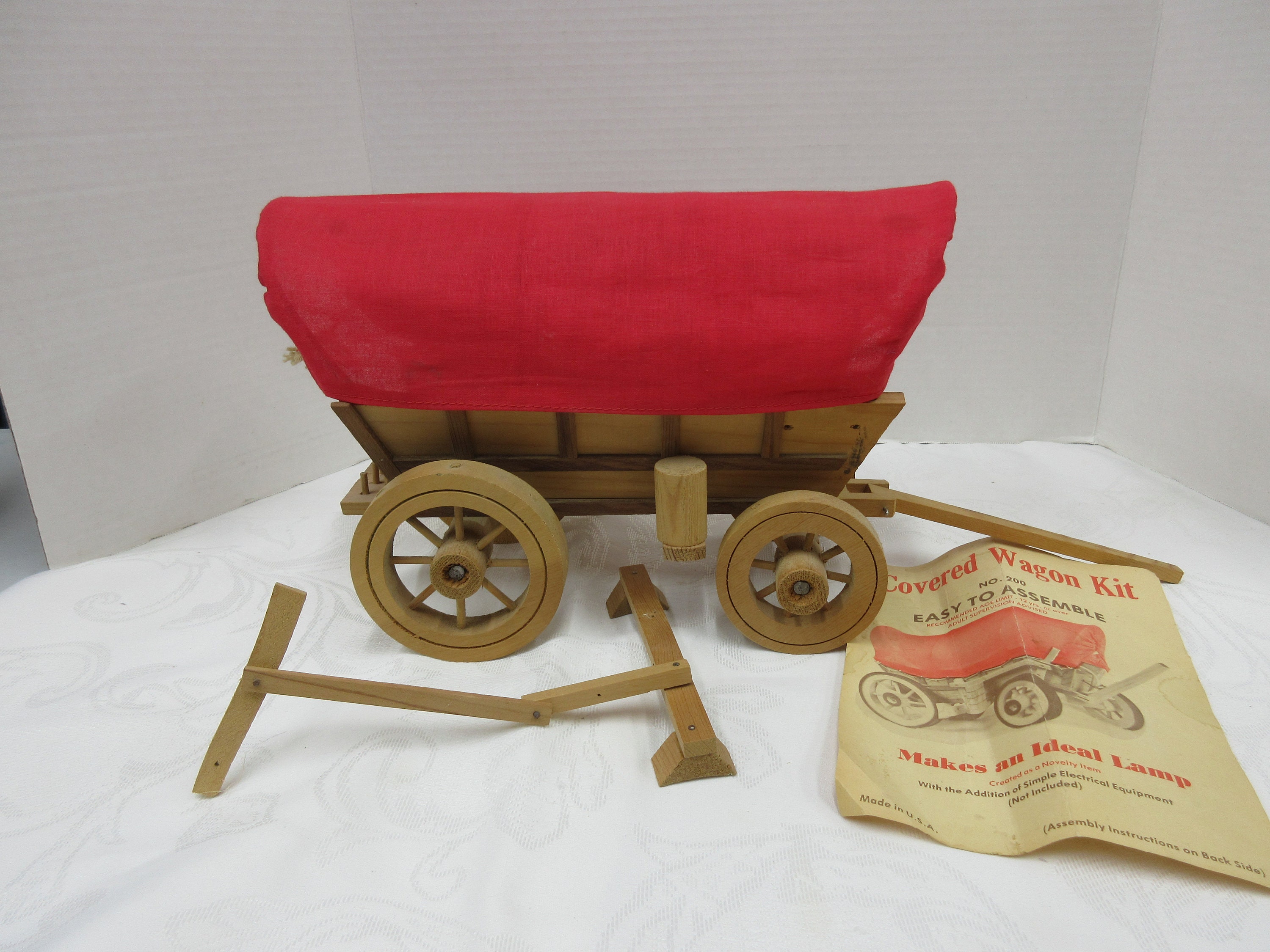 Covered Wagon Lamp Kit Wagon Lamp Pioneer Lamp Western Etsy