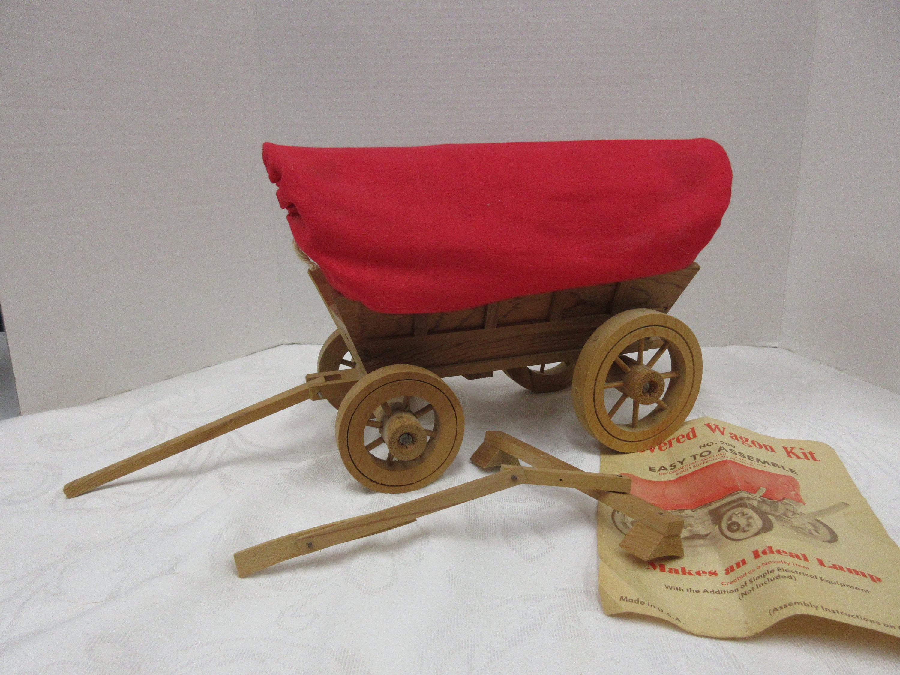 Covered Wagon Lamp Kit Wagon Lamp Pioneer Lamp Western Etsy