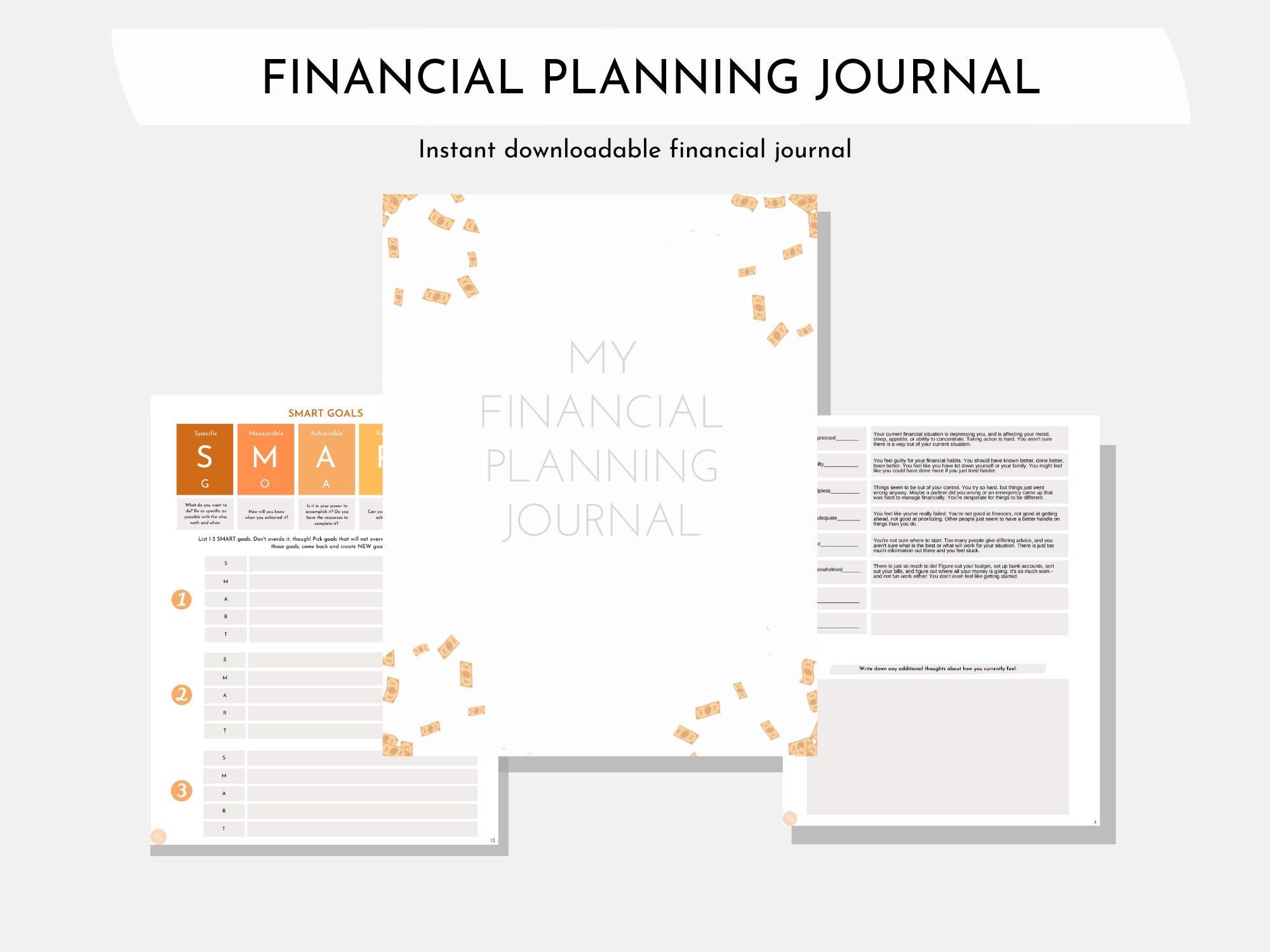 Financial Planning Journal Plan Your Budget and Get Etsy Norway