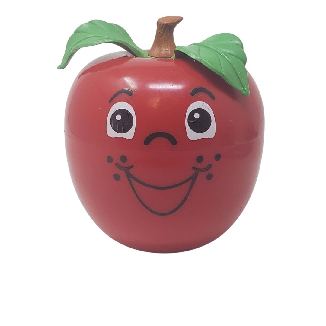 FISHER PRICE Happy Apple Roly Poly Chime Children's Toy 1972 Vintage ...