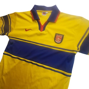 NIKE Arsenal ジャージ　バーガンディ/イエロー Arsenal Jersey Yellow - Etsy