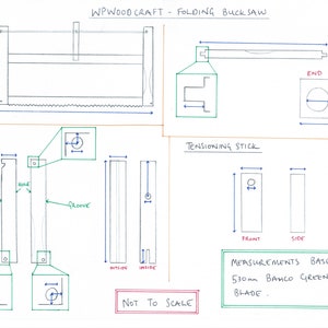 Folding saw plans