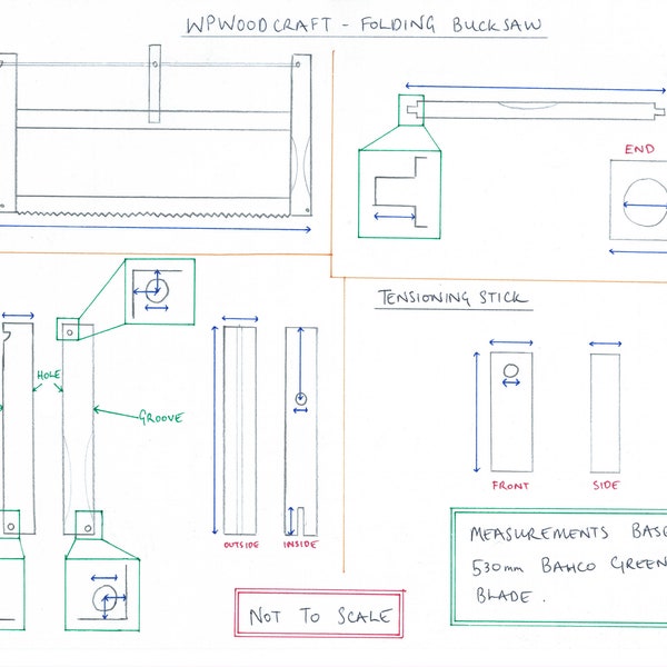 Folding saw plans