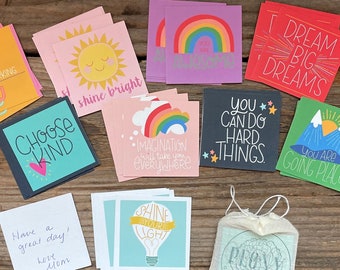Lunchbox Notes for Kids - Lunchbox Cards - Motivational Cars for Kids - Kindness Cards - Back to School Cards- Lunch Box Cards