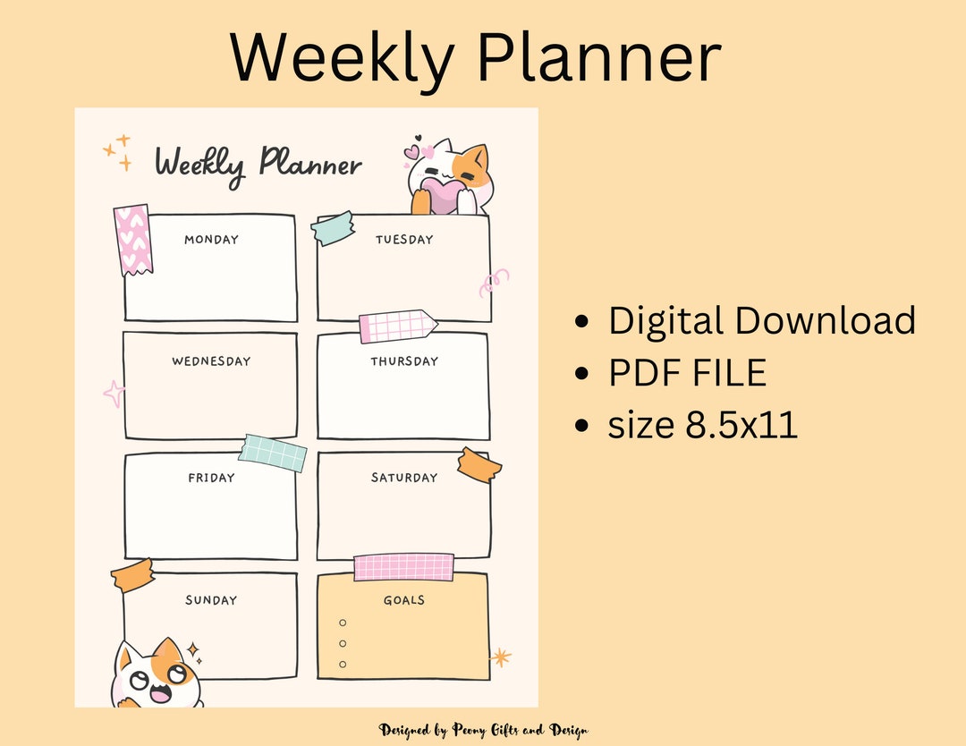 kids-printable-weekly-planner-printable-weekly-planner-kids-kitty-cat