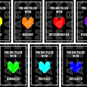 Undertale Human Soul Trait Etsy