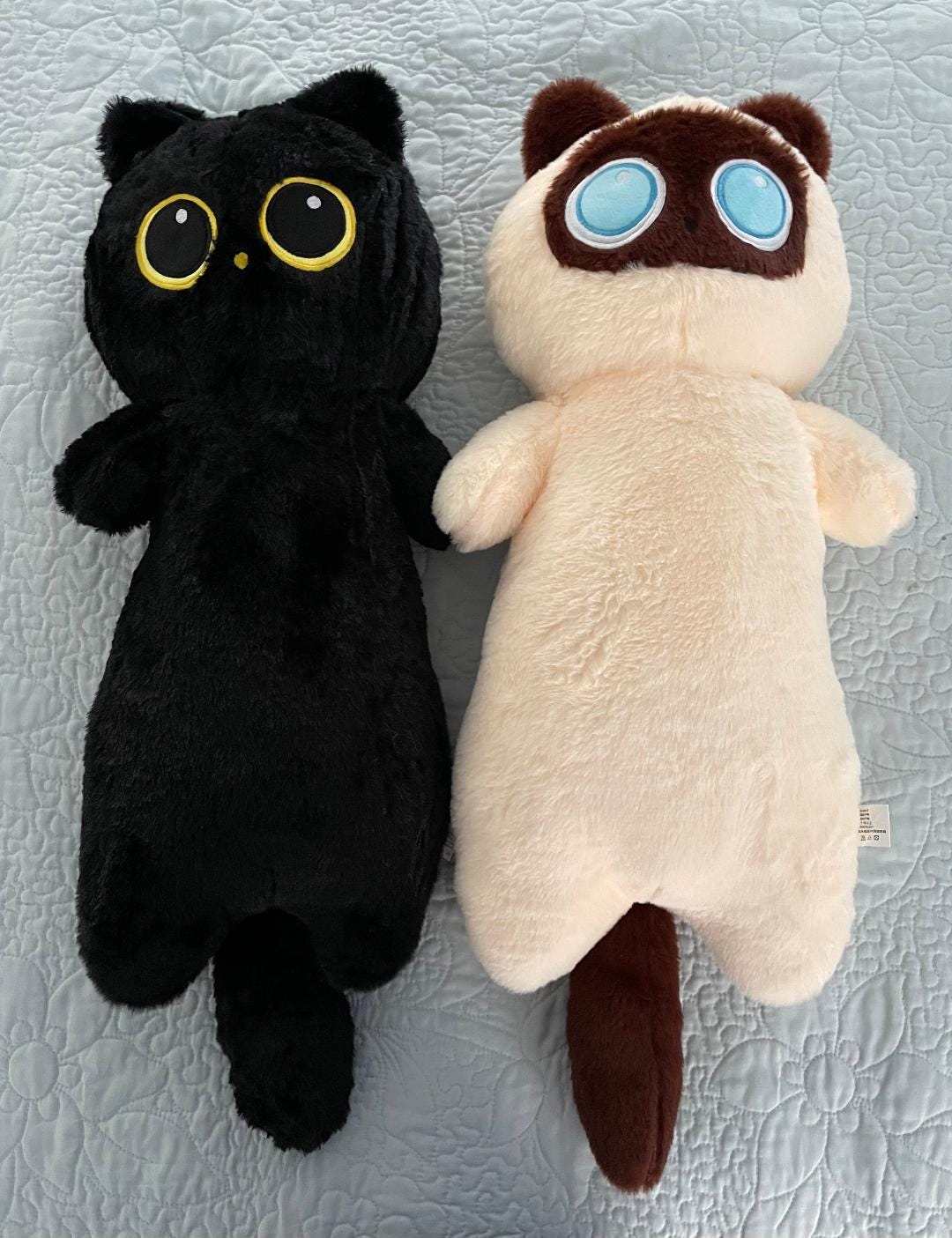 Gato Negro Peluche Peluche En Forma De Gato Realista Gato De