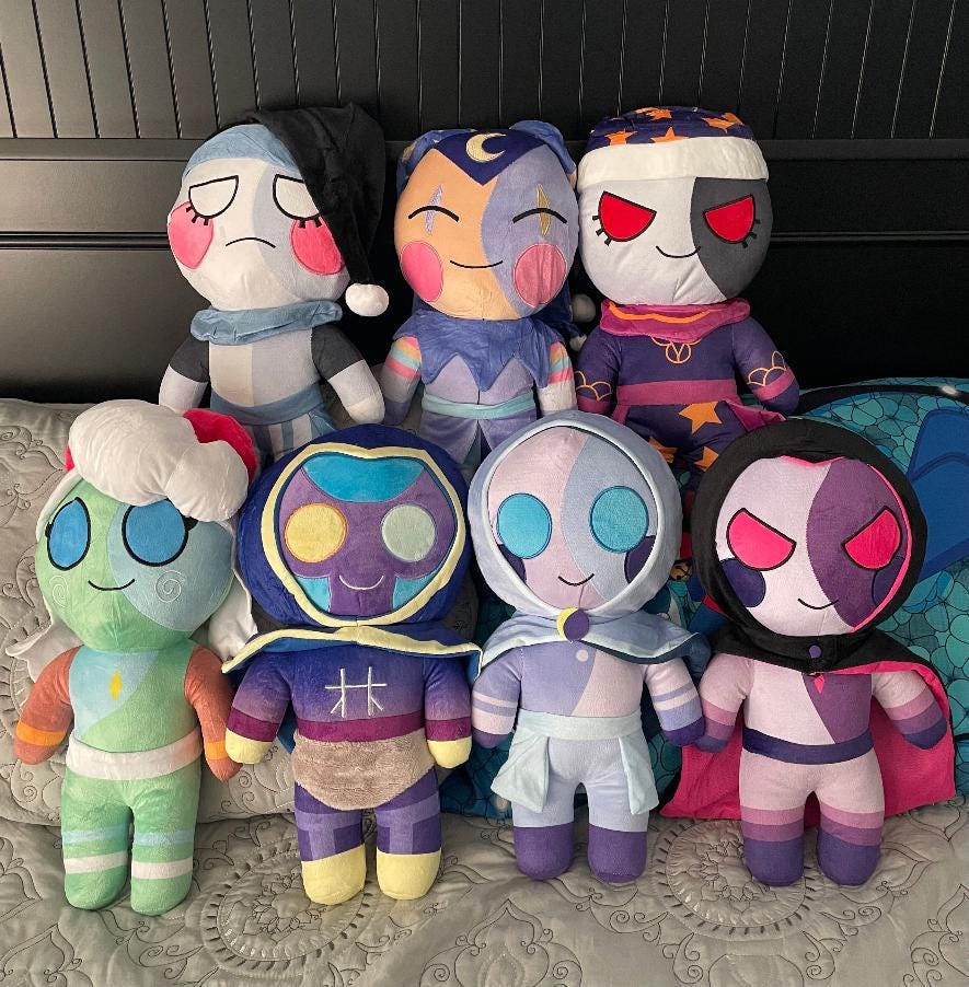 FNAF Cosmos, Titan, Gemini, Rust, Carmine, Earth and Nexus