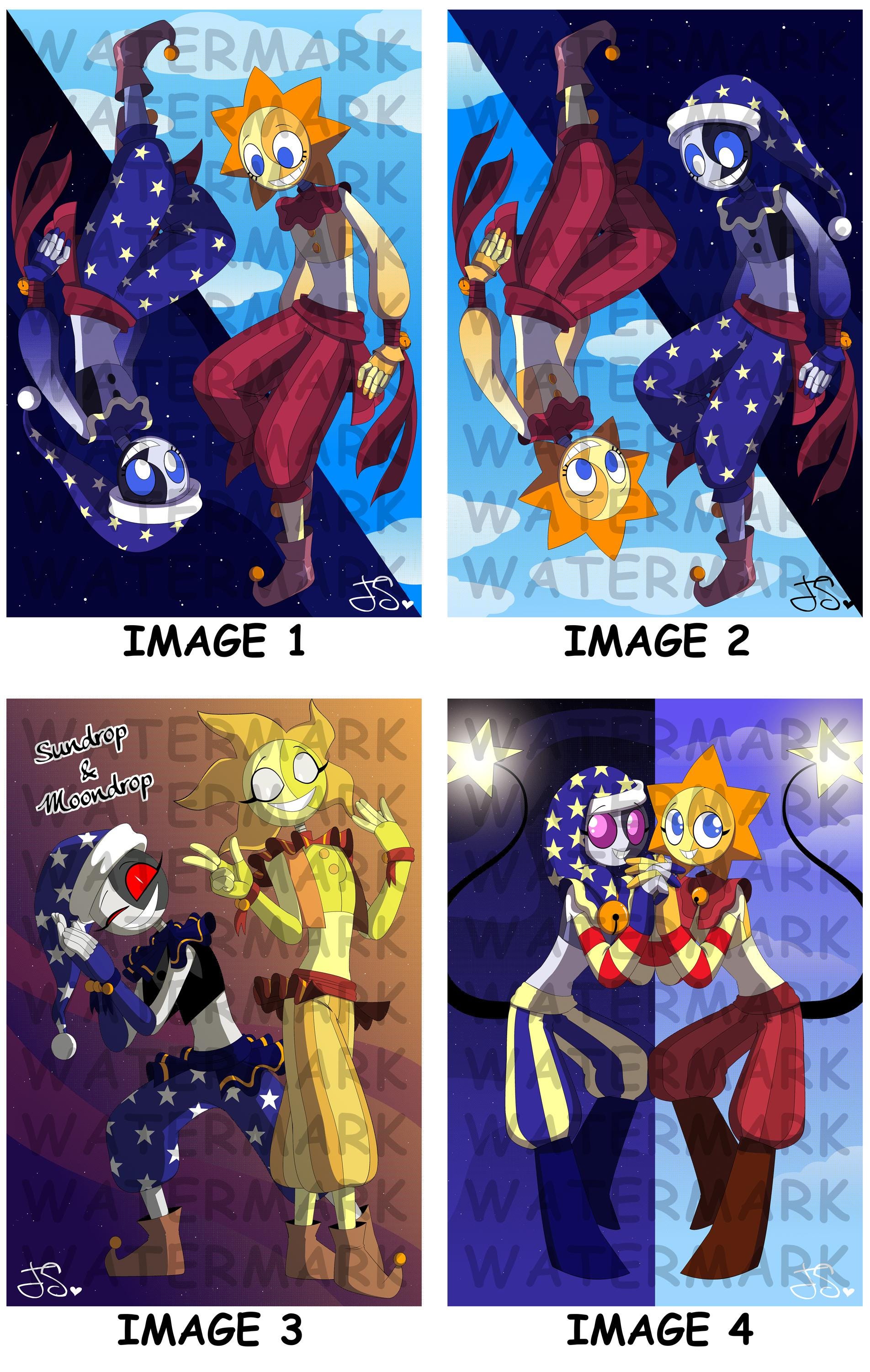FNAF セキュリティ侵害：サン＆ムーンのポスター - Etsy 日本