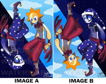 FNAF セキュリティ侵害: サンとムーンのポスター - Etsy 日本