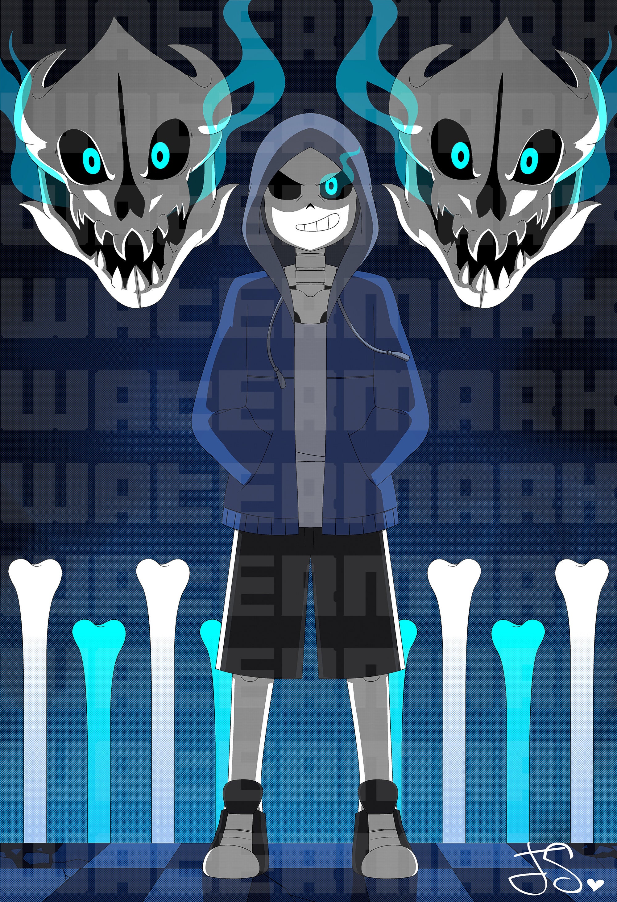 Undertale - Sans, Video Game Shirt - Undertale Sans - Posters and Art  Prints