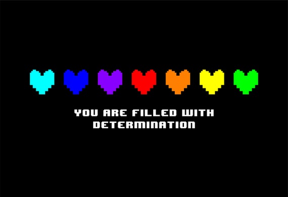 Undertale You Are Filled With Determination Print Poster Etsy - code poster roblox undertale