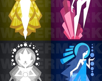 Steven Universe: Diamond Mural Posters V2