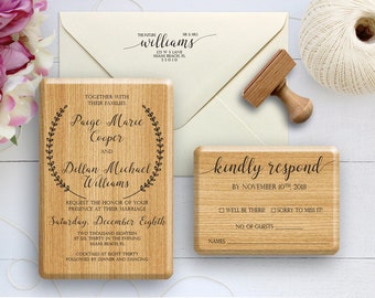 wedding invite stamp etsy