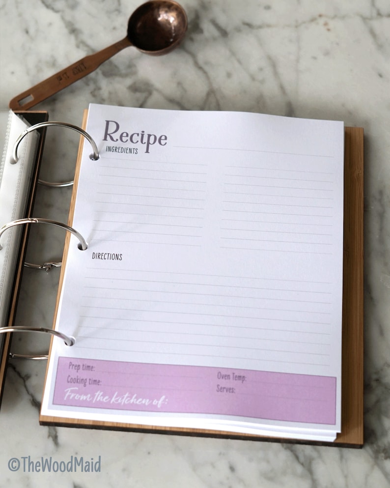 Recipe Book With Plastic Sleeves Find Vegetarian Recipes