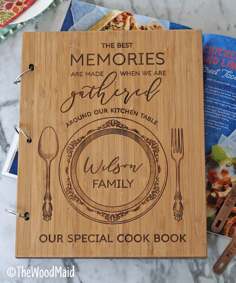 Custom Large Recipe Book Binders Create Your Own Cookbook Etsy