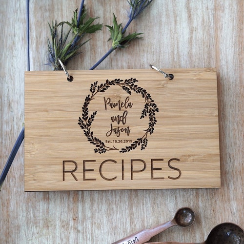 Recipe Book for a Happy Marriage Personalized Bridal Shower Etsy