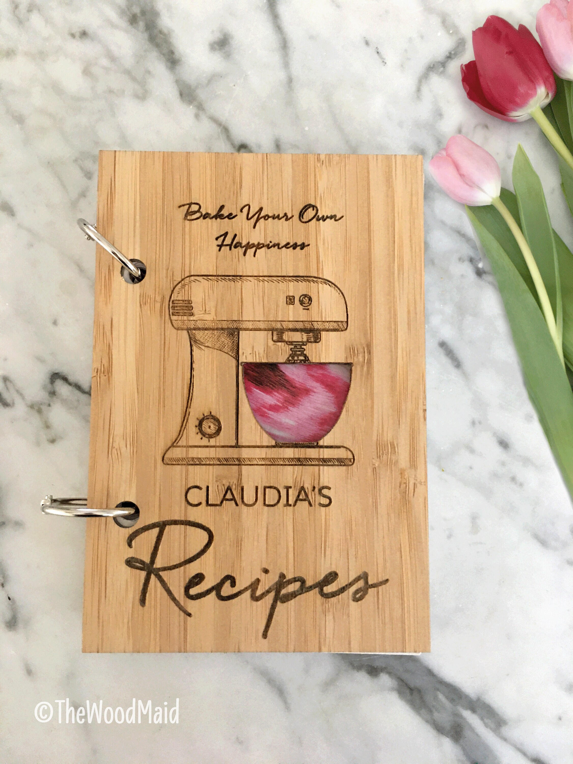 Bakers 4x6 Recipe Book Gift Personalized Recipe Book With a Etsy