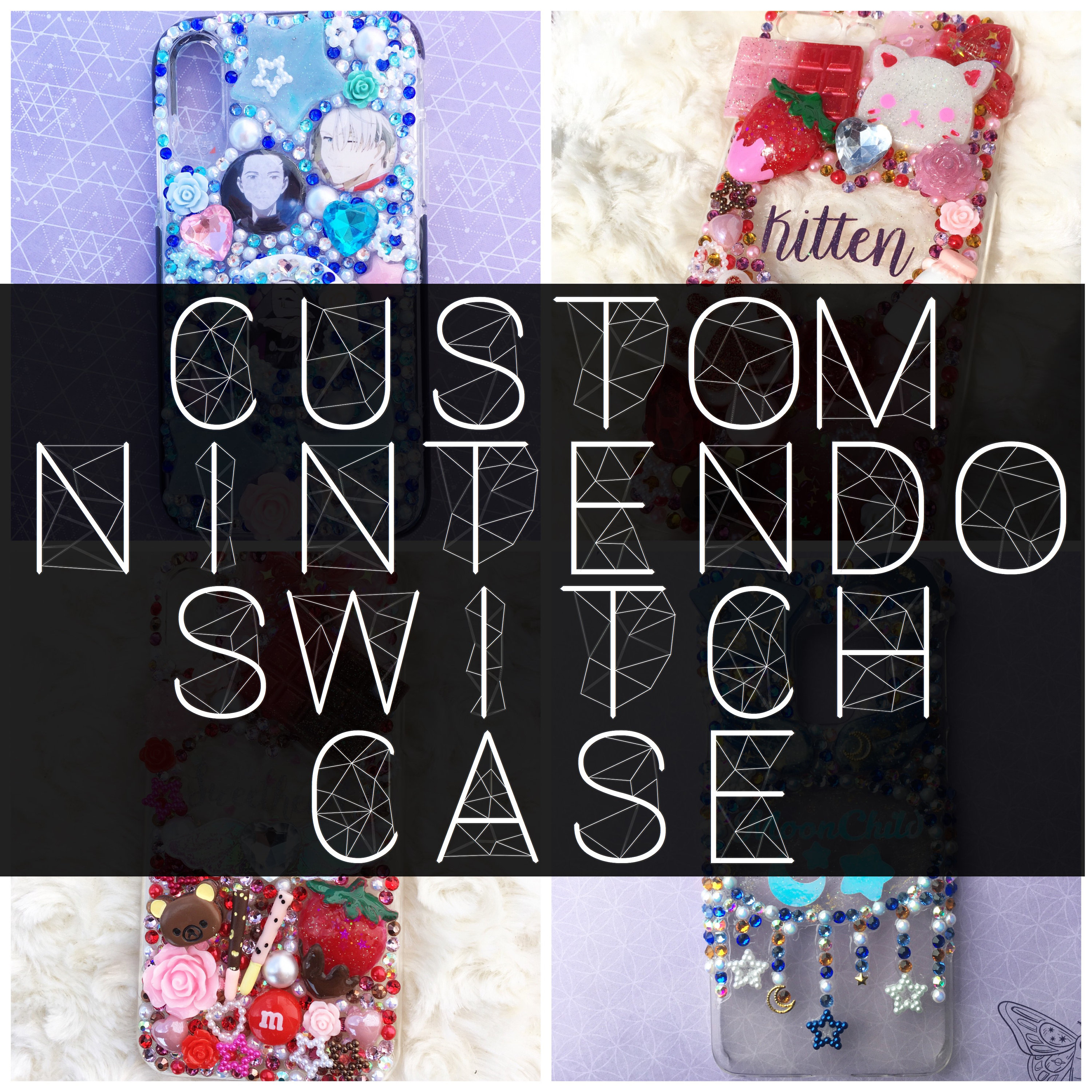 Nintendo Custom Case Custom Nintendo Switch / Lite / 2 Decoden Case - Etsy