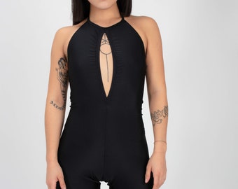 Neckholder Catsuit Keyhole "KAYLA"