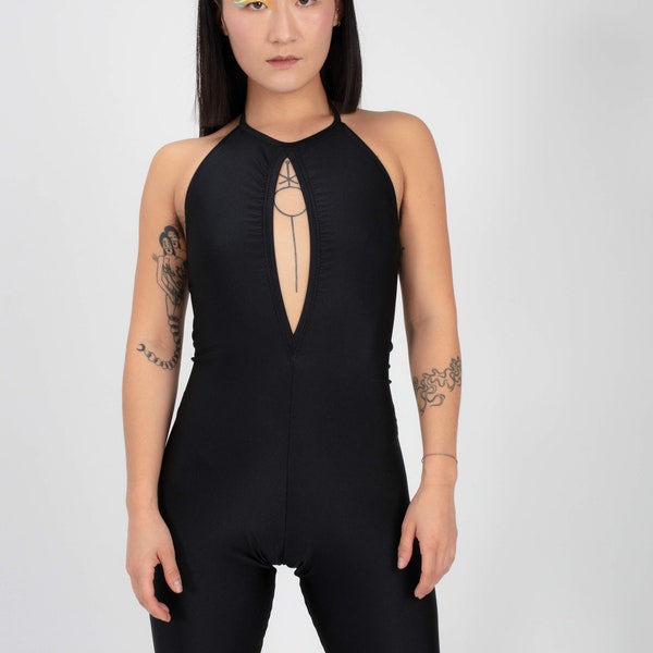 Neckholder Catsuit Keyhole "KAYLA"