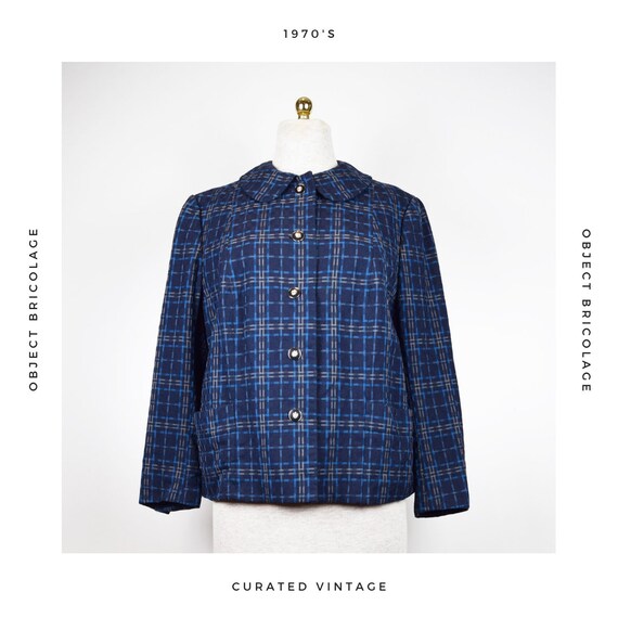 Blue Plaid Jacket