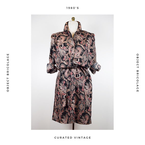 80's Paisley Dress