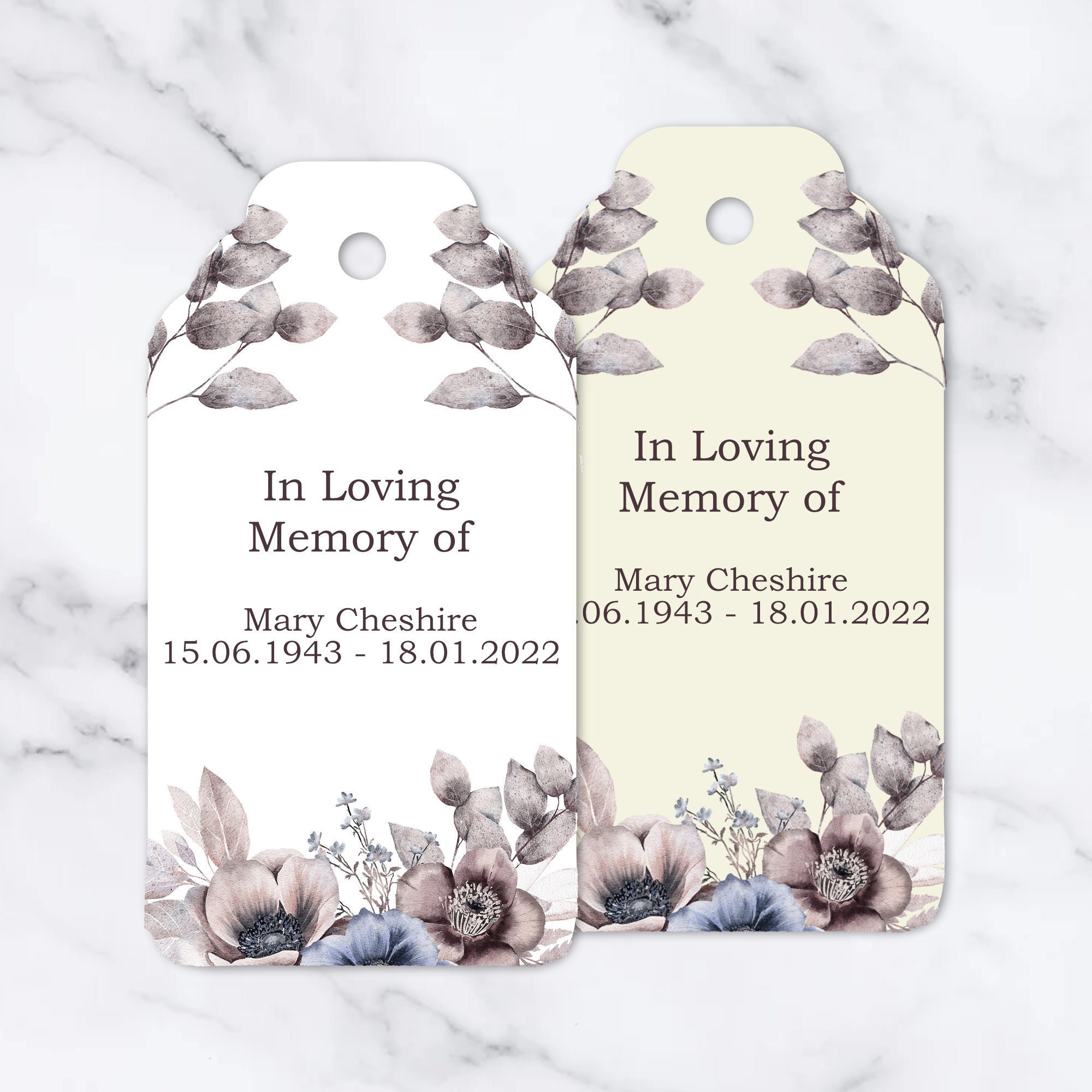 Memorial tags cheap