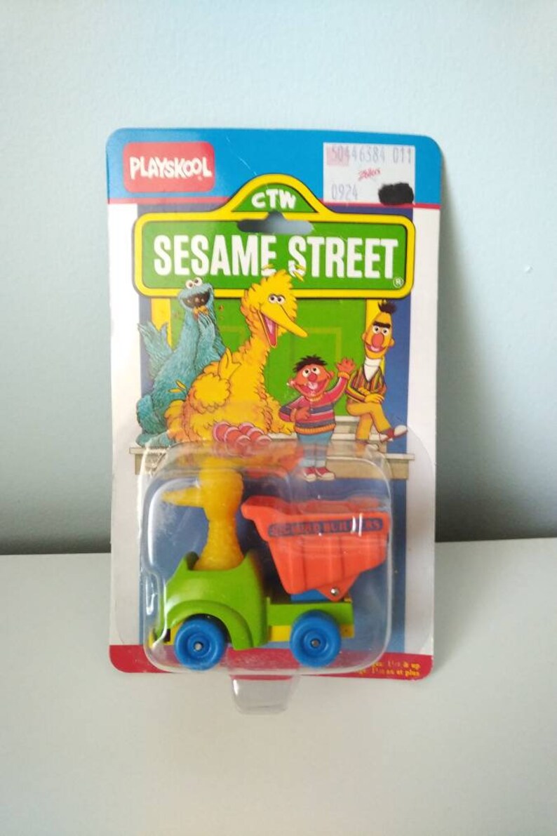 1986 Big Bird Dump Truck Playskool Sesame Street Die Cast TOY Muppets Etsy