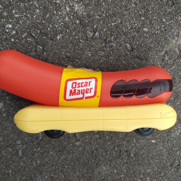 Vintage Oscar Mayer Weinermobile Piggy Bank Vintage 10 pulgadas Juguete Publicitario 1993